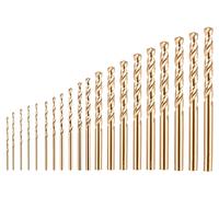 HUAZIZ 20 Pezzi 0.5-2.4mm Punte da Trapano Strumenti, Micro Punte HSS ad alta ve