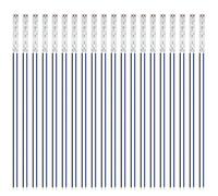 HUAZIZ 20 Pezzi 50mm Pre Cablato Striscia LED SMD, 2835 SMD, Modellismo LED, Luce Autoadesiva 12-18V, Blu