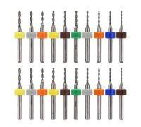 HUAZIZ 20 Pezzi PCB Punte Per Micro Trapano Punte Mini Trapano da 1,1 mm a 2,0 mm per Bigiotteria per Elettronica Mini per Circuito Stampato PCB(2 pezzi l'una)