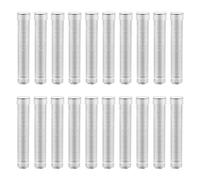 HUAZIZ 20 Pezzi Provette Graduate da 10 ml Laboratorio Provette in Plastica Trasparente 10ML con Tappo e Contrassegni Graduati