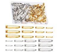 HUAZIZ 200 Pezzi di Spille da Balia Spille Posteriori di Gioiello Spille Metalliche di 25 mm Pins di Sicurezza per Fai da Te, pe Accessori DIY Laurea Regali Artigianato Progetti Gioielli, 4 Taglie