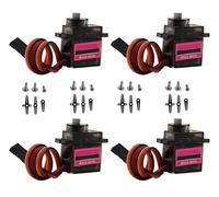 HUAZIZ 4 Pezzi Servo Micro Motor Gear Servo ad Alta velocità per RC Smart Robot Helicopter Car Plane Boat Compatibile con Arduino