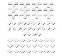 HUAZIZ 48 Pezzi Raccordo rapido a L 2 poli LED connettore angolare LED Strip Connector a 2 pin per SMD 3528 2835 Striscia LED monocromatica larghe 10mm luce a nastro LED a colore singolo