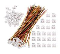 HUAZIZ 50 Pairs Mini Micro JST-ZH 1.5mm 3-Pin Connector Plug con Cables 15cm