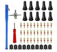 HUAZIZ 53 PCS Set di Attrezzi per Valvole Pneumatici Strumento di Riparazione per Pneumatici Rimozione della Valvola Kit Riparazione Auto