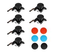 HUAZIZ 6 Pezzi Joystick Analogico Compatibile con Nintendo Switch 3D Sostituzione del Joystick con Joystick Sinistro/Destro Switch Controller con Tappi per Levetta