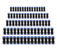 HUAZIZ 75 connettori pneumatici dritti, attacchi rapidi ad aria spinta, raccordi pneumatici push in attacco rapido, connettore per tubo dell'aria (PU4/6/8/10/12 mm)