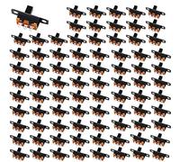 HUAZIZ Interruttore a Scorrimento,180 Pezzi Mini Pannello Interruttore a Slitta SPDT 3 Pin 2 Posizione 0.5A 50V DC, Micro Miniatura Interruttore a Levetta per le Piccole DIY Progetti di Elettronici