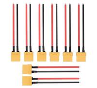 HUAZIZ XT90 Maschio della Spina del connettore Femmina, 4 paia Alta Qualità XT90 Adattatore Connettore con 12AWG 10cm Silicone Cavo per Batteria di RC Lipo FPV Drone