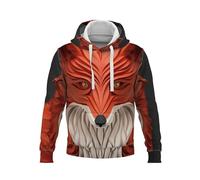 HuazomeeHZM Lupo Selvatico Stampato 3D Donne Uomini Pullover Felpe con Cappuccio Casual Cool Manica Lunga Felpa con Cappuccio con Tasca Abbigliamento Sportivo
