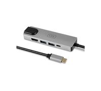 Hub 1LIFE Adattatore 1Life USB-C:5in1 HDMI / PD / USB 3.0 / RJ45