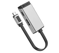 HUB 2 in 1 USB-C a HDMI 4K 60Hz e USB-C 100W Ricarica Rapida Serie MagForce