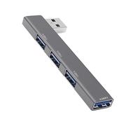 Hub 3.0 - Splitter ad alta velocità a 4 porte, Expander portatile per computer portatile, PC, stampante, mouse, fotocamera, unità flash | Adattatore plug and play per casa e ufficio