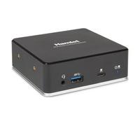 HAMLET - Docking Station Universale per Notebook PD8000 3x USB 3.0 / 2x HDMI / LAN Nero + Power Delivery 85W