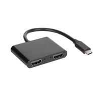 Hub 4 in 1, Hub 4 in 1 Type-C Docking Station Expansion Converter Adattatore di Rete Portatile AY100, Facile da Usare e Pratico, Buone Prestazioni