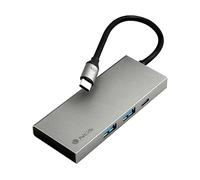 NGS Wonder Dock 4 Pro - Adattatore USB-C multiporta in alluminio ultra leggero, con USB 3.0, HDMI 4K 30Hz, USB-C con ricarica PD 100W, compatibile con MacBook, Chromebook e laptop USB-C