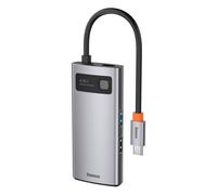 Hub 4in1 Baseus Metal Gleam Serie, USB-C auf USB 3.0 + USB 2.0 + HDMI + USB-C PD