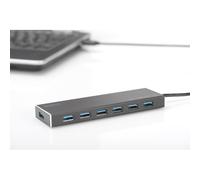 DIGITUS DA-70241 - DIGITUS USB 3.0 7 port cable hub, 100cm