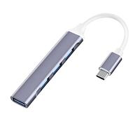 Hub a 4 porte tipo C/USB USB 3.0 splitter USB OTG hub adattatore di alimentazione USB splitter hub USBC per mouse tastiera U Disk (colore: interfaccia di tipo C)