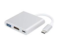 Hub Adattatore, Hub USB 3.1-C 3-in-1 Tipo C, per Telefoni Cellulari, Notebook,