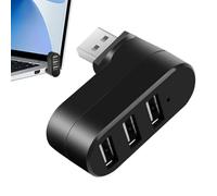 Hub Adattatore Splitter USB, Espansore USB Flessibile, Laptop/desktop Extender, Espansione A Tripla Porta, Velocità Di Trasferimento Ad Alta Velocità, 4.3x1,8x5cm, Per Spazio Di Lavoro