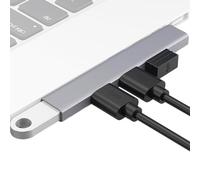 Hub Adattatore USB: Espansore Portatile A 4 Porte, Connettore Per Laptop, Splitter Multidispositivo, Estensione Desktop | Extender USB Leggero Con Sincronizzazione Rapida Dei Dati Per Di Con