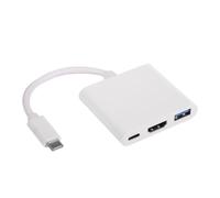 Hub Akyga 1 porta 500 Mbit/s USB 2.0 Type-C modello AK-AD-57 HDMI