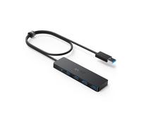 Hub Anker 4 porte 5 Gbps USB 3.2 Gen 1 A7516016 cavo tondo nero