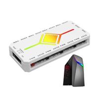 Hub ARGB,Splitter Magnetico Ventole ARGB PWM | Hub LED PC Con Telecomando Senza Fili | Per Sala Giochi Scrivania Home Theater Camera Da Playroom Party Donne Uomini Giocatori