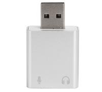 Hub audio compatto, Plug and Play per soluzioni audio istantanee, dimensioni ultraleggere, tecnologia avanzata C-Media IC, design semplice 2 in 1,