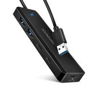 Hub Axagon 4 porte 5000 Mbit/s modello HUE-C2A con ricarica portatile