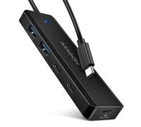 Hub Axagon 4 porte 5000 Mbit/s modello HUE-C2C con ricarica portatile