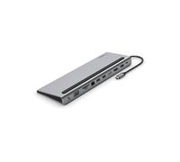 HUB BELKIN USB-C 11 in 1 adattatore multiporta, Ingresso/uscita audio da 3,5 mm, Porta VGA, Lettore di schede SD 3.0, MicroSD Gigabit Ethernet, Porte USB-A 2.0, DisplayPort 1.2 4K, HDMI 1.4 PD