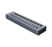 Hub BT2U3-13AB con 13 interruttori USB-A - Grigio