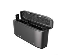Hub caricabatterie ABS per Insta360 per x4 per batteria Compact ABS | Ricarica due batterie contemporaneamente, per porta USB-C, efficienza di ricarica ottimizzata, ideale per vlogger