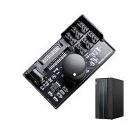 Hub Controller Del Ventilatore Per PC | PWM Fan Splitter Hub - Per Il Raffreddamento 'interfaccia Pin A 4 Pin Per La Configurazione Di Overclocking Per Per Per Della