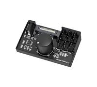 Hub controller ventola PC | Hub adattatore ventola PC, di raffreddamento 4 pin interfaccia velocità, per overclocking laptop configurazione workstation Game Room casa