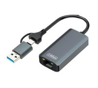 Hub Convertitore Adattatore LAN Ethernet USB 3.0/Tipo C da 2500 Mbps A RJ458661