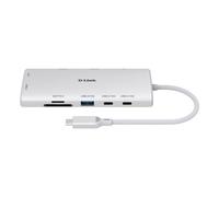 Hub D-Link 10 porte 10 Gbps DUP-A01 USB-C HDMI 4K Ethernet Lettore SD