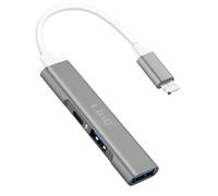 Hub da Lightning a 2 USB e 1 Lightning per Carica e Trasferimento Dati LinQ