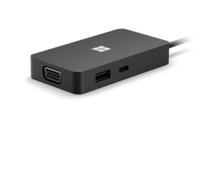 MICROSOFT - Surface USB-C Travel Hub Cablato USB 3.2 Gen 2 (3.1 Gen 2) Type-C Nero - SPEDIZIONE GRATUITA