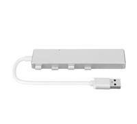 Hub dati efficiente per laptop e ufficio domestico, espandi la tua connettività con il nostro hub USB multiporta argento (1 pezzo)