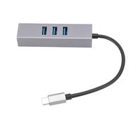 Hub Dati USB C a 4 Porte, Hub USB Esterno per Laptop Ad Alta velocità da 5 Gbps, Splitter USB C Alimentato per, MacOS,