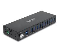 Hub Delock 10 porte 5 Gbps modello 60792 montaggio industriale