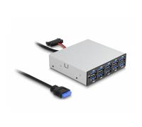 Hub DeLock 10 porte 5 Gbps modello 64208 per baie 3.5" USB 3.2 Gen 1