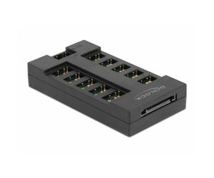 Hub DeLock 10 porte ARGB modello 64128 con supporto magnetico