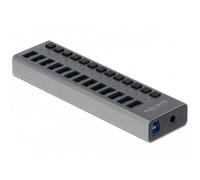 Hub DeLOCK 13 porte USB 3.2 Gen 1 5 Gbps con interruttori individuali