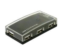 Hub Delock 4 porte 480 Mbit/s USB 2.0 modello esterno Plug and Play