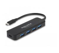 Hub Delock 5 porte 5000 Mbit/s USB 3.2 Gen 1 Power Delivery 85 W