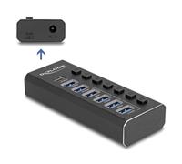 Delock 7 Port USB Hub con 4 Ports 10 Gbps und 4 Schnellladeports 5 64326